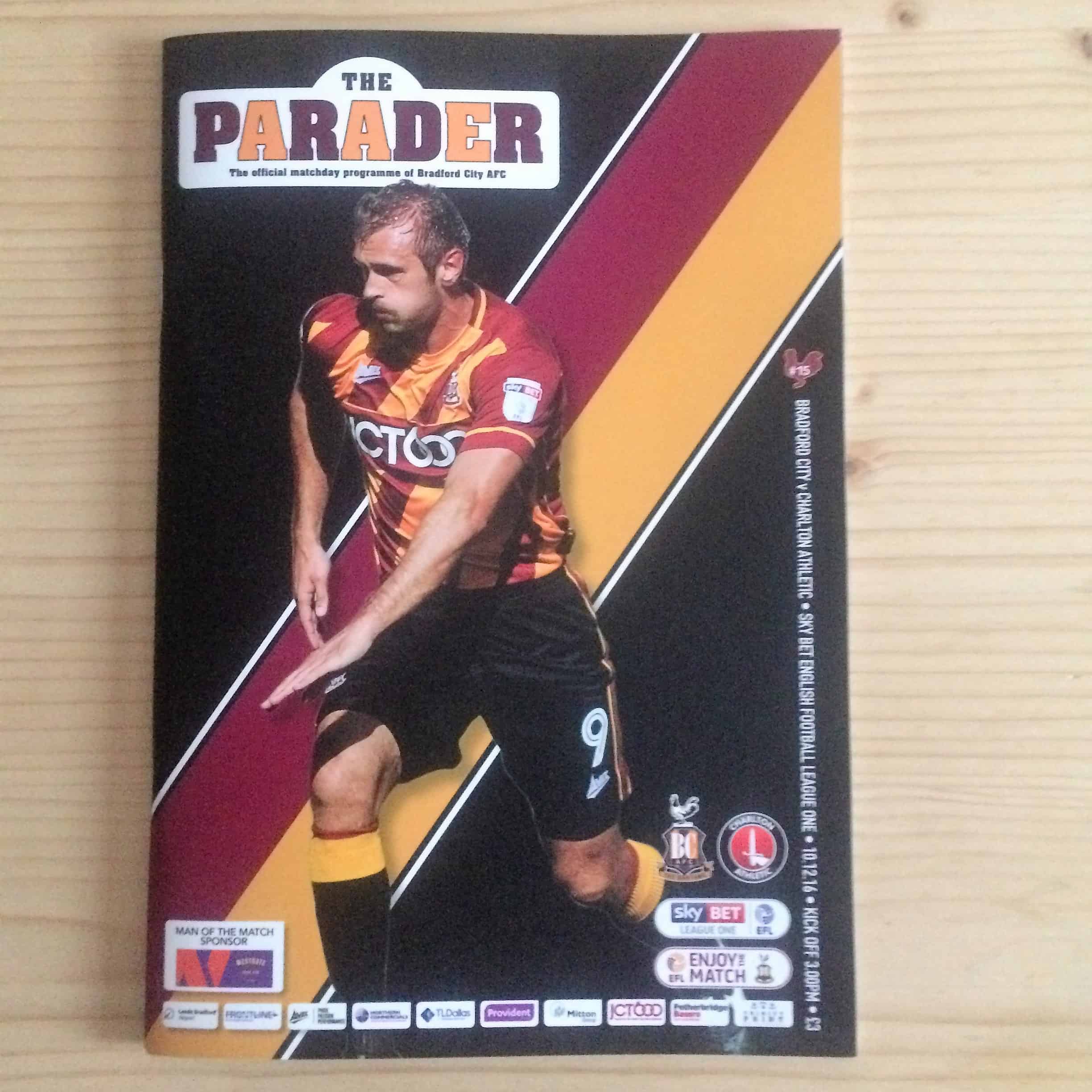 Bradford City FC v Charlton Athletic FC